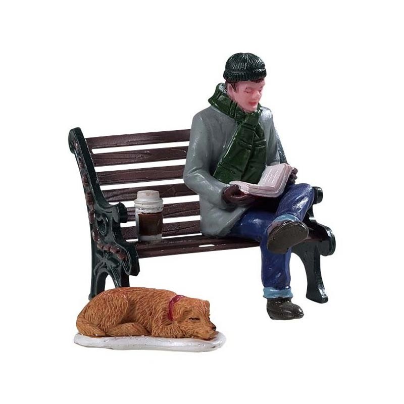 Lemax Relaxing Day - Set di 2 Personaggi in Poliresina Cod. 92777