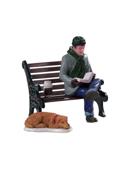 Lemax Relaxing Day - Set di 2 Personaggi in Poliresina Cod. 92777
