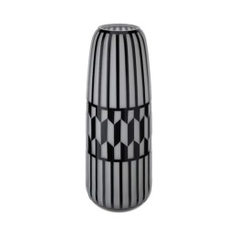 Hervit Vaso in vetro Cage bianco satinato Ø 15 cm alto 40 cm