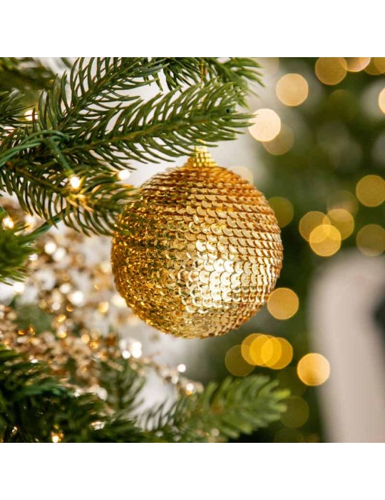 Pallina di Natale Squame Gold – EDG Enzo De Gasperi