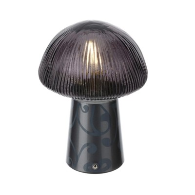 LAMPADA LED CROWN VETRO DIA.16XH22CM