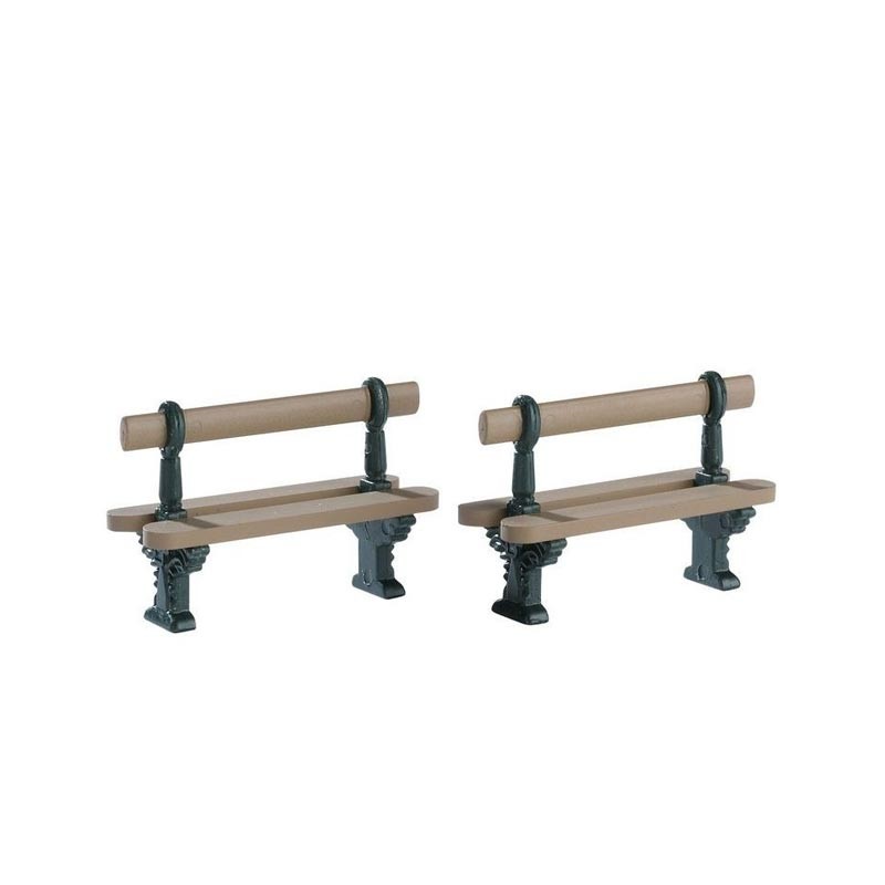 DOUBLE SEATED BENCH, SET OF 2