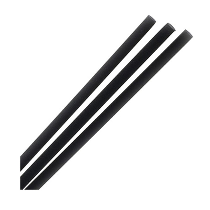 Hervit Creations Busta 3 bastoncini in fibra neri 75 cm