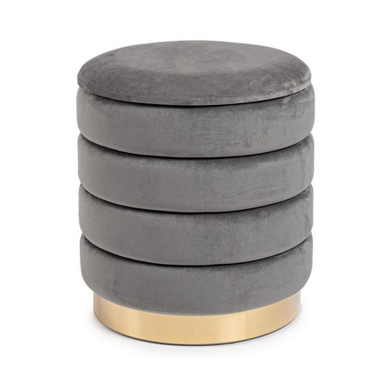POUF CONTENITORE DARINA GRIGIO GRANDE