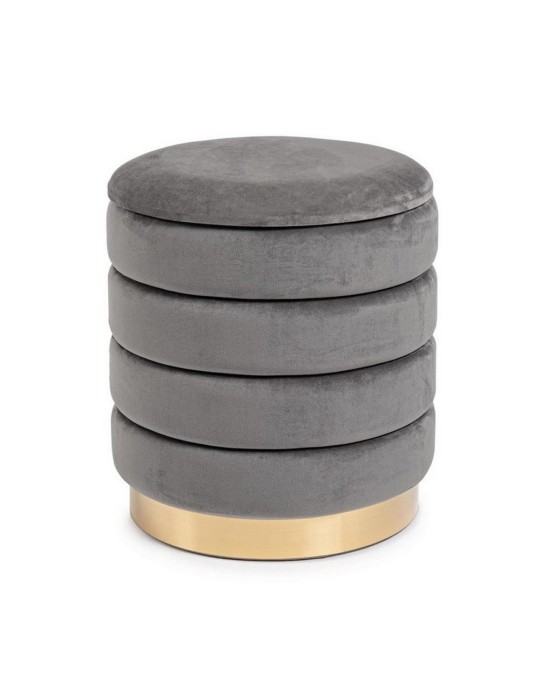 POUF CONTENITORE DARINA GRIGIO GRANDE