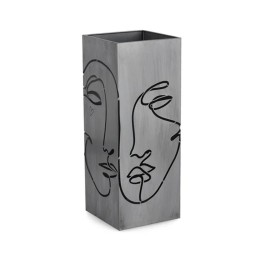 Bizzotto Portaombrelli Evans rettangolare argento alto 52 cm