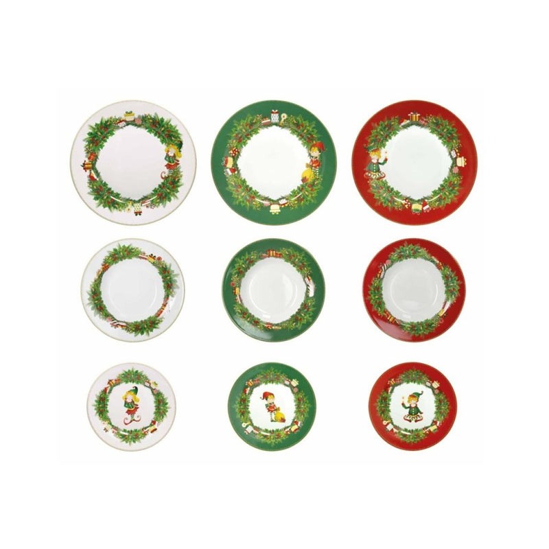 TAVOLA 18 PZ ELFOMAGIA PORCELLANA