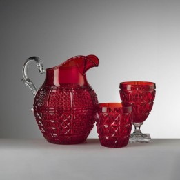 Mario Luca Giusti Brocca Halina rossa alta 24 cm