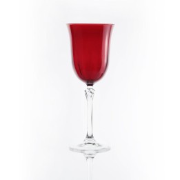 Weissestal Set di 6 calici da acqua Dovy rubino da 280 ml