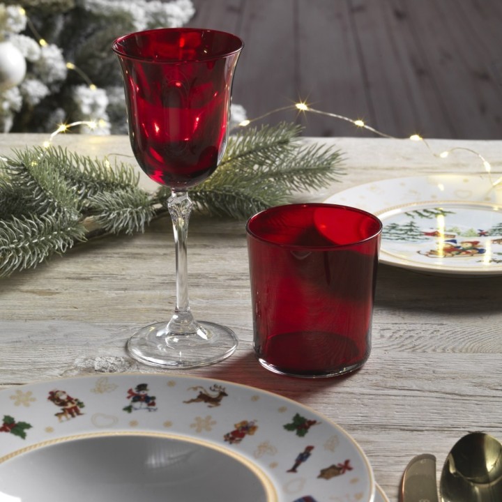 Weissestal Set di 6 bicchieri Aura rubino in vetro