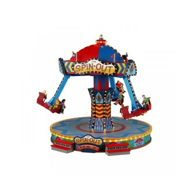 The Spin Out Lemax - Giostra Animata con Luci, Musica e...