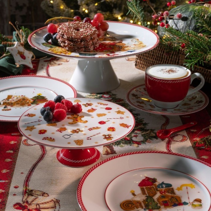 Weissestal Set di 2 tazze da tè con piattino Sweet Natale
