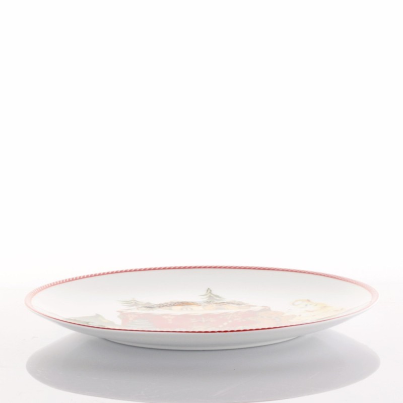 Piatto Panettone Villaggio Sweet Natale Ø28 cm...