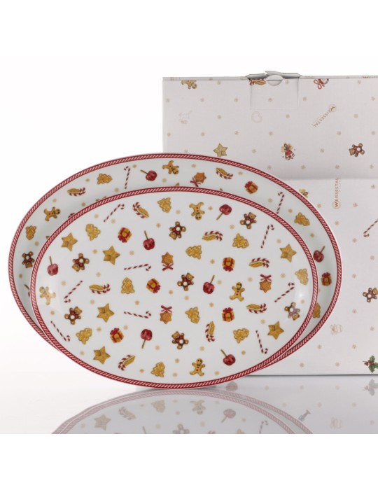 VASSOIO OVALE 36CM SWEET NATALE