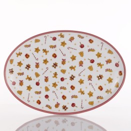 Weissestal Vassoio ovale Sweet Natale lungo 36 cm