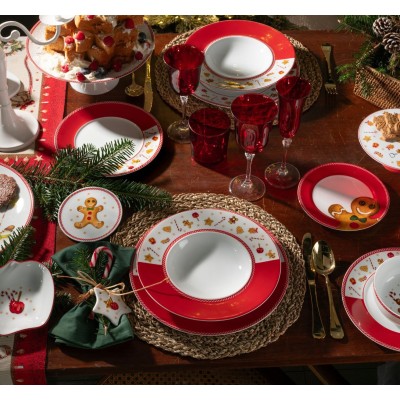 SET 6 SOTTOBICCHIERI SWEET NATALE  2