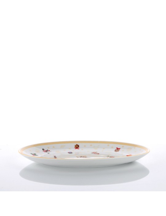Vassoio Ovale 31 cm Toys Natale in Porcellana –...