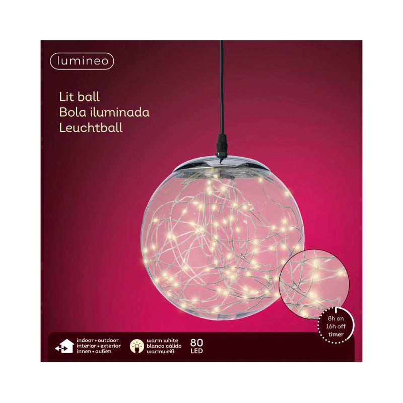 MICRO LED BALL PLASTIC HANGING STEADY OUTDOOR 