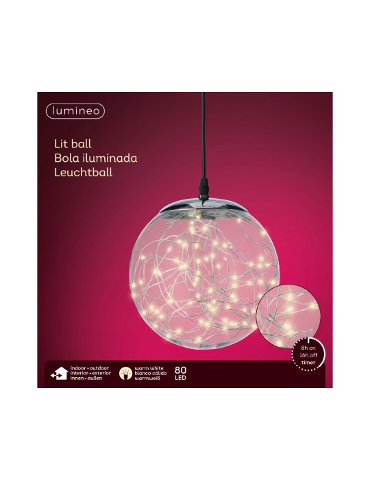 MICRO LED BALL PLASTIC HANGING STEADY OUTDOOR 