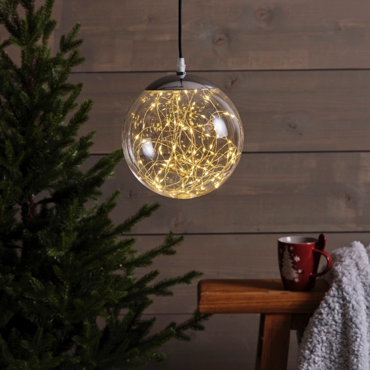Kaemingk Sfera luminosa da appendere 80 micro LED Ø 20 cm