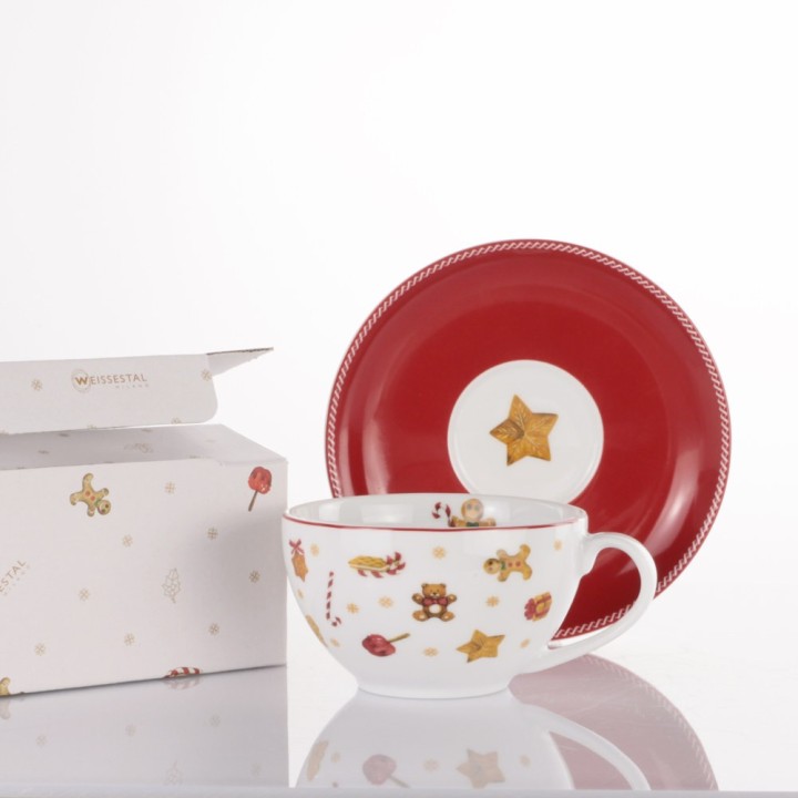 Weissestal Tazza colazione Sweet Natale da 450 ml