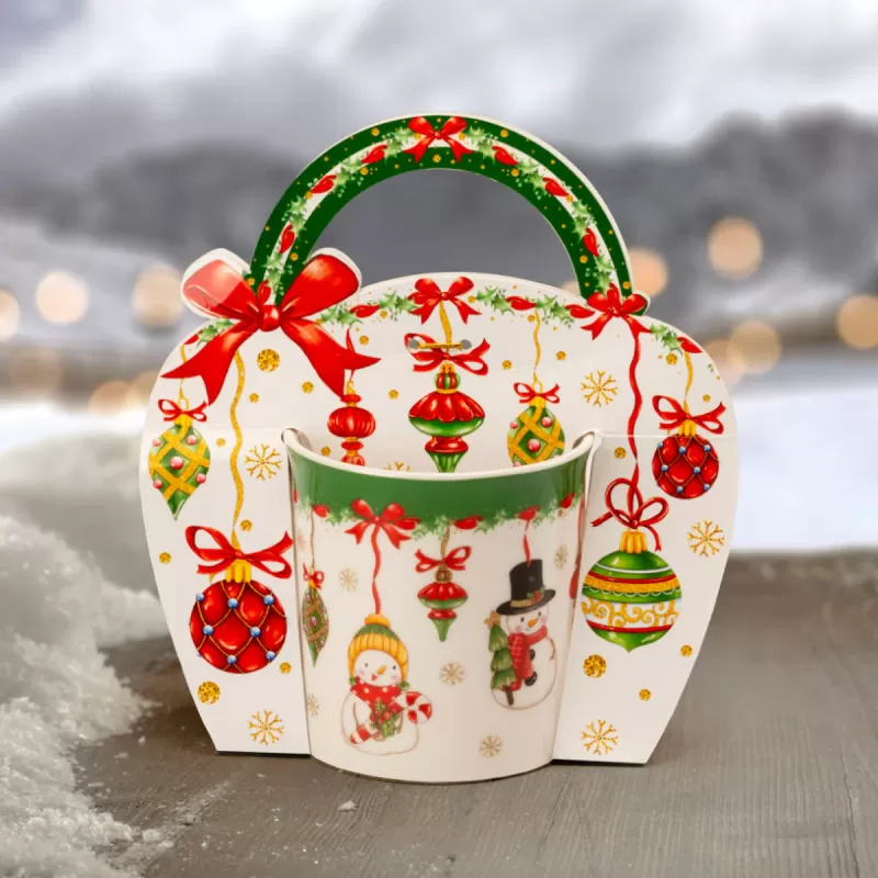Tazza Mug Natalizia Noel Palais Royal H9cm in 4...