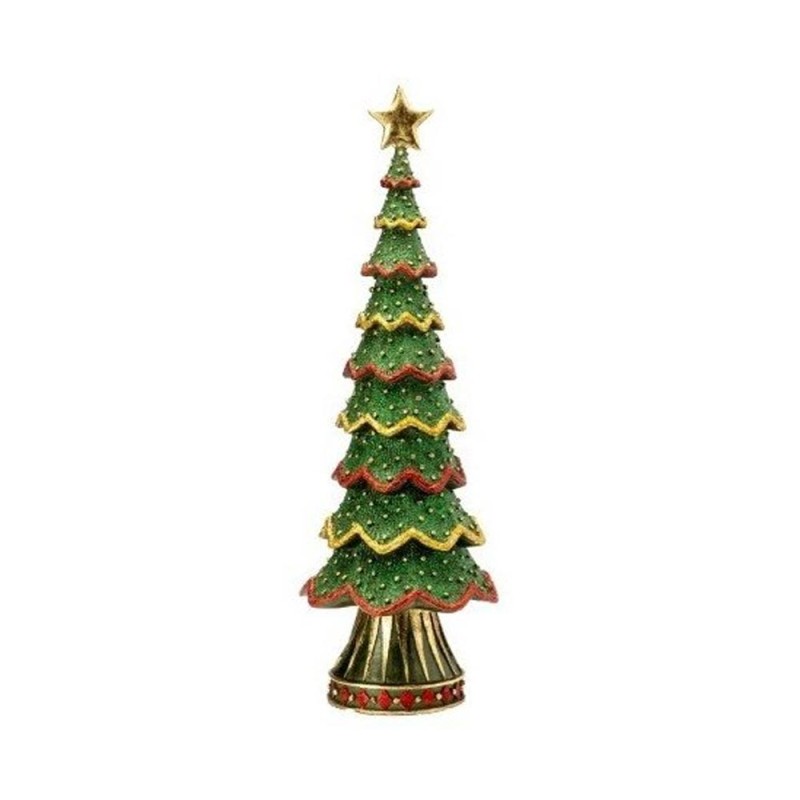 Albero di Natale Decorativo Trad Green Palais Royal H43cm in Resina Verde