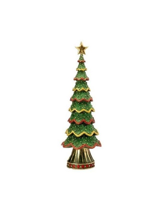 Albero di Natale Decorativo Trad Green Palais Royal H43cm in Resina Verde