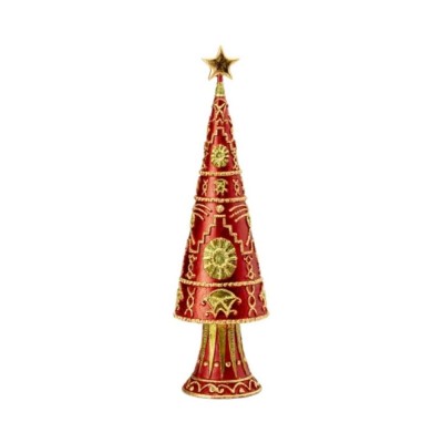 Albero Natalizio Red Citron Palais Royal H43cm Resina...
