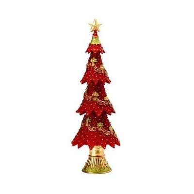 Albero di Natale Decorativo Red Citron Palais Royal H43cm...