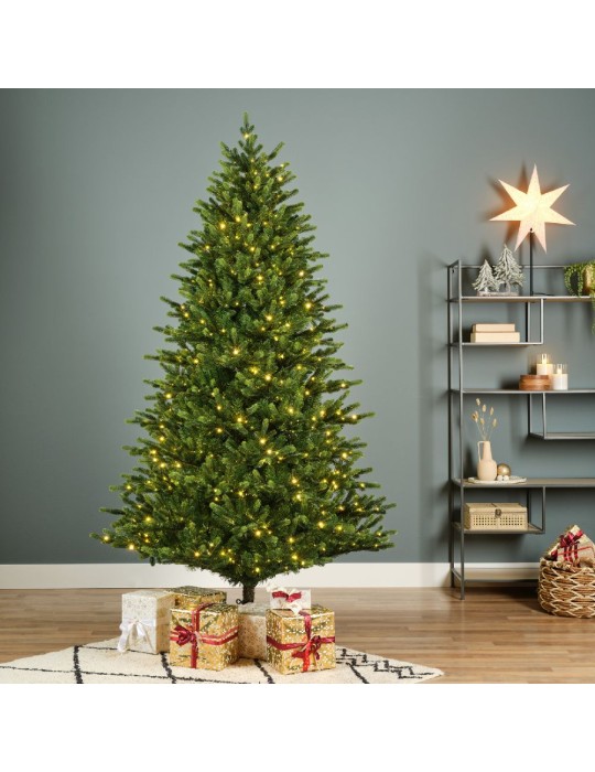 Albero di Natale Sunpeaks Fir con 1100 Micro LED 240 cm - Kaemingk