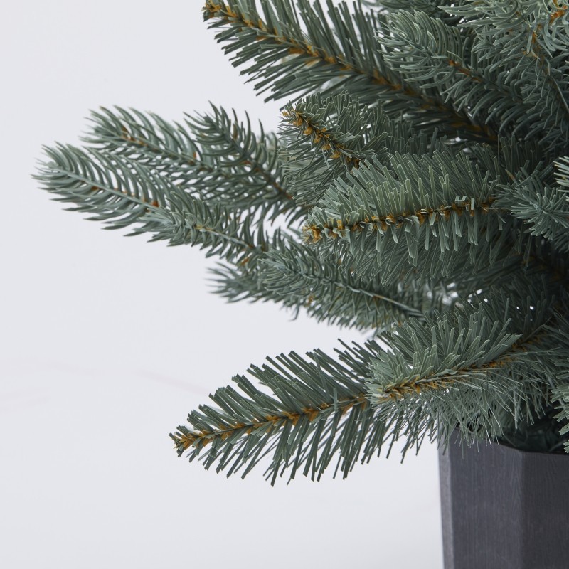 PINO ARGENTATO C/VASO H45