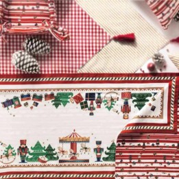 Brandani Runner Lo Schiaccianoci double face 45 × 140 cm