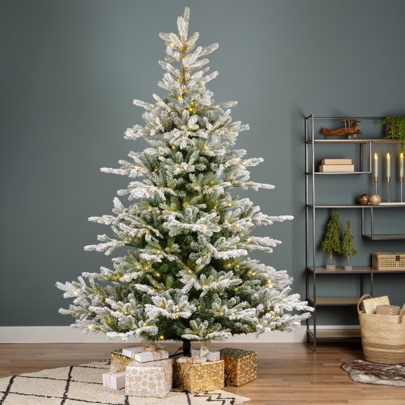 Albero di Natale Innevato Grandis H210 cm con...