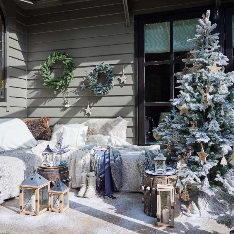 Albero di Natale Innevato Grandis H240 cm con...