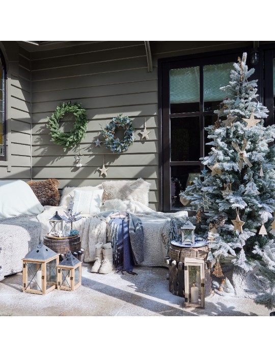 Albero di Natale Innevato Grandis H240 cm con...