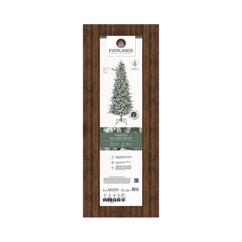 Albero di Natale Innevato Killington H180 cm -...