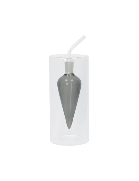 Brandani Oliera Giara in Vetro Grigio e Trasparente – 100 ml