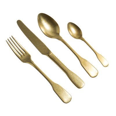 BRICK LANE PS TAVOLA 4PZ S/W GOLD