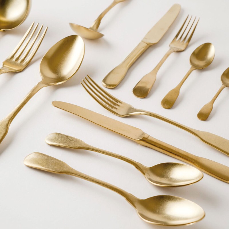 BRICK LANE PS TAVOLA 4PZ S/W GOLD