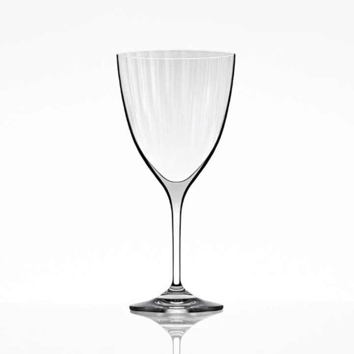 KnIndustrie Set di 6 calici da vino rosso Lines da 400 ml
