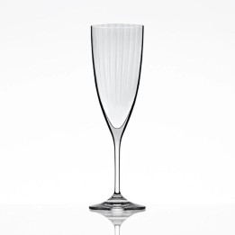 KnIndustrie Set di 6 flute Lines da 220 ml