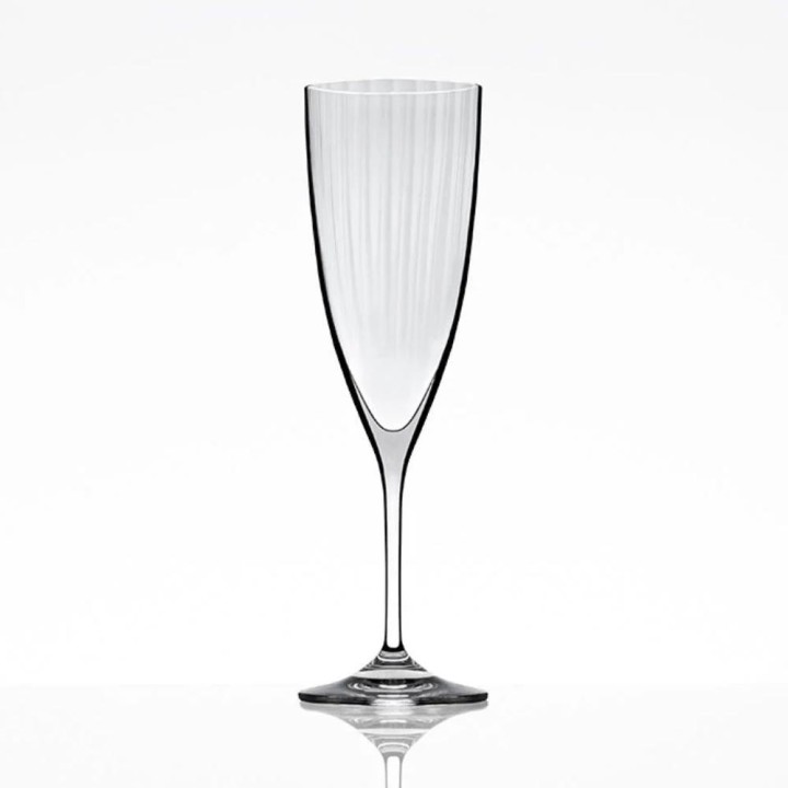 KnIndustrie Set di 6 flute Lines da 220 ml