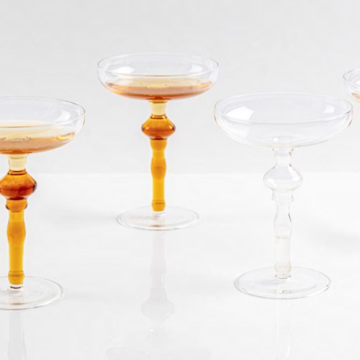KnIndustrie Set di 6 coppe da champagne Sparky