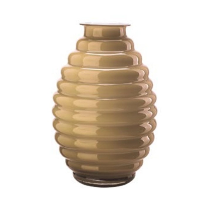 Onlylux Vaso Anelli opale e fumé alto 30 cm