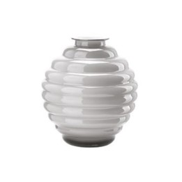 Onlylux Vaso Anelli opale e grigio alto 25 cm