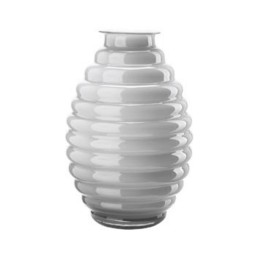Onlylux Vaso Anelli opale e grigio alto 30 cm
