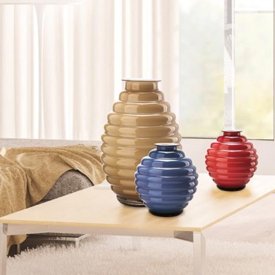 ANELLI VASO H30 OPALE/ROSSO 2