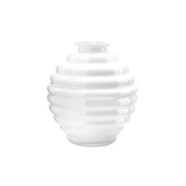 Onlylux Vaso Anelli bianco latte alto 25 cm