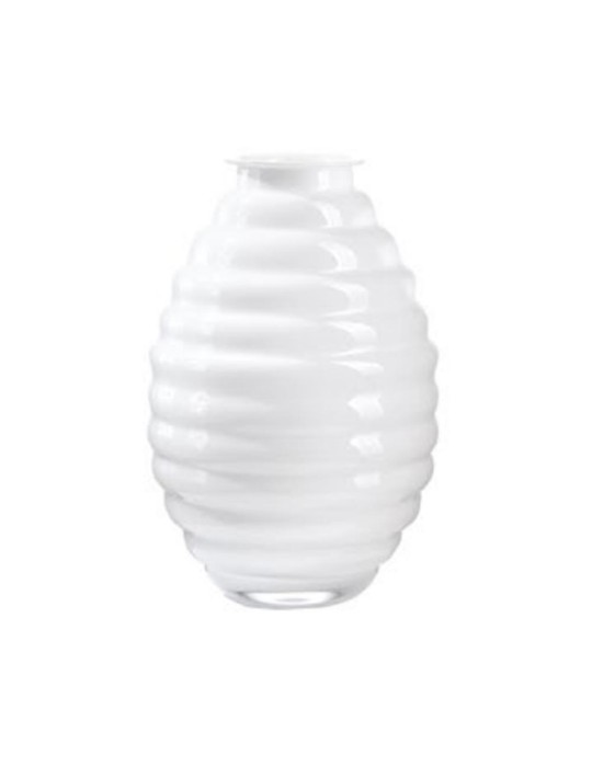 ANELLI VASO H30 BIANCO LATTE